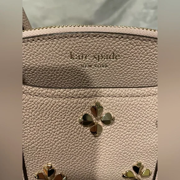 Kate Spade Pink Satchel with Gold Accents - Picture 4 of 16